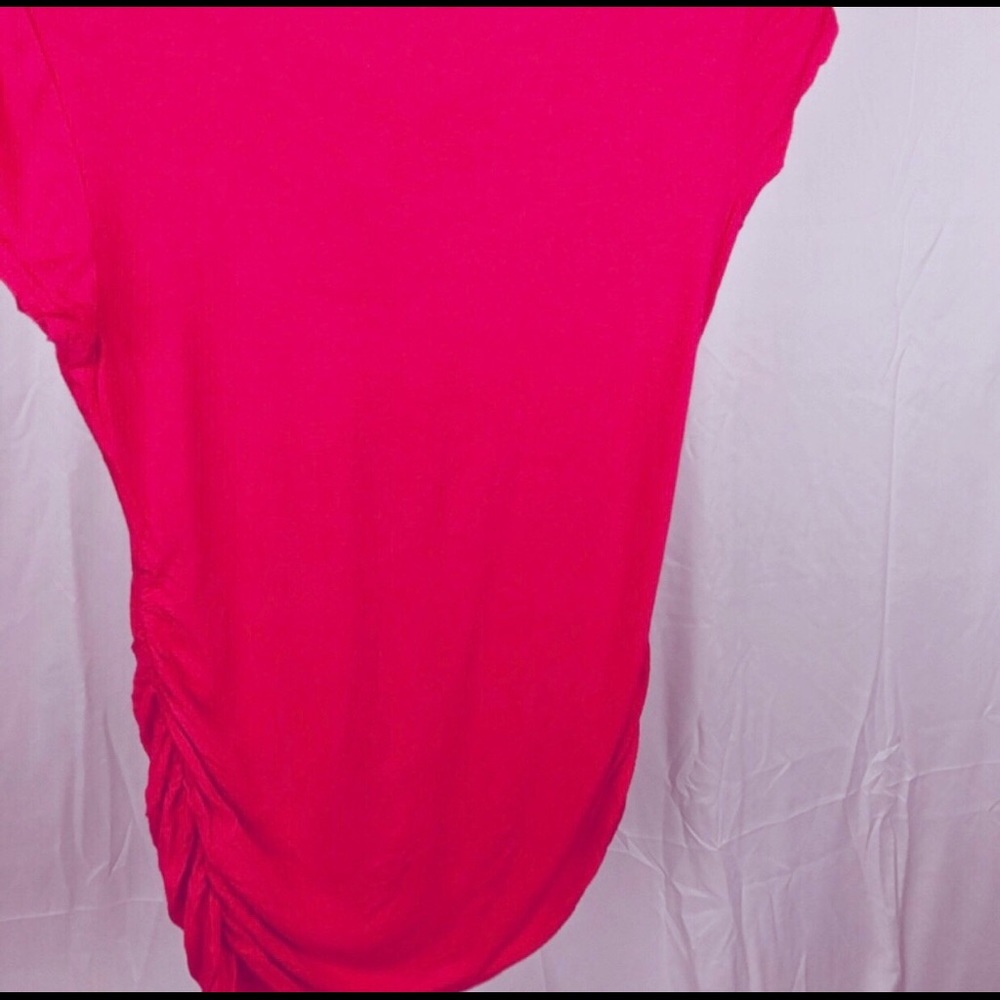 A Pea In the Pod Maternity T-shirt Ruching XS Pink - Picture 3 of 5